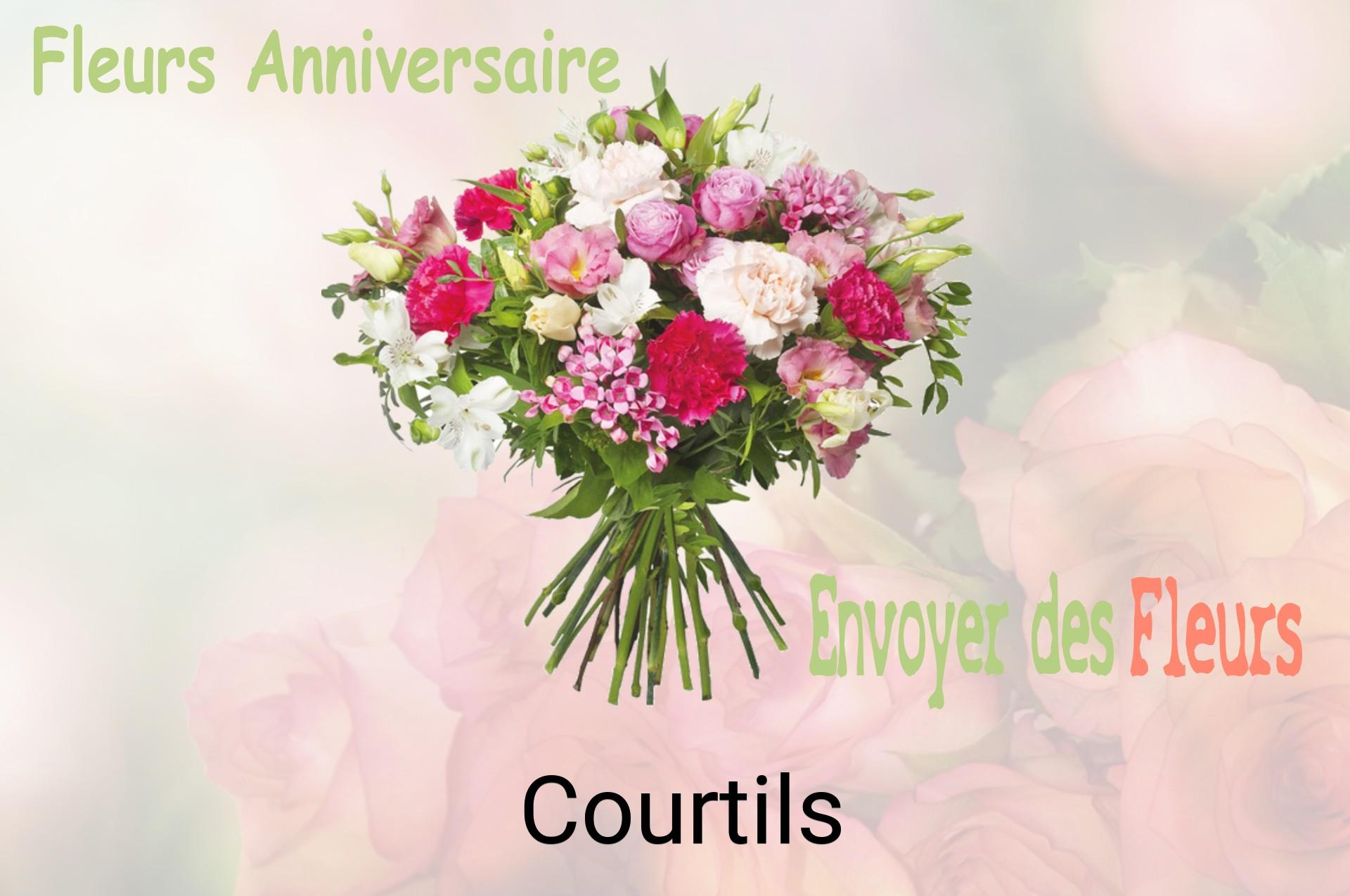 Bouquet de fleurs d’anniversaire livré à Courtils